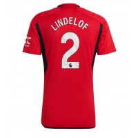Koszulka piłkarska Manchester United Victor Lindelof #2 Strój Domowy 2023-24 tanio Krótki Rękaw